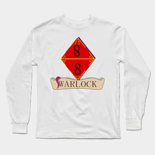 warlock 8 die design Long Sleeve T-Shirt